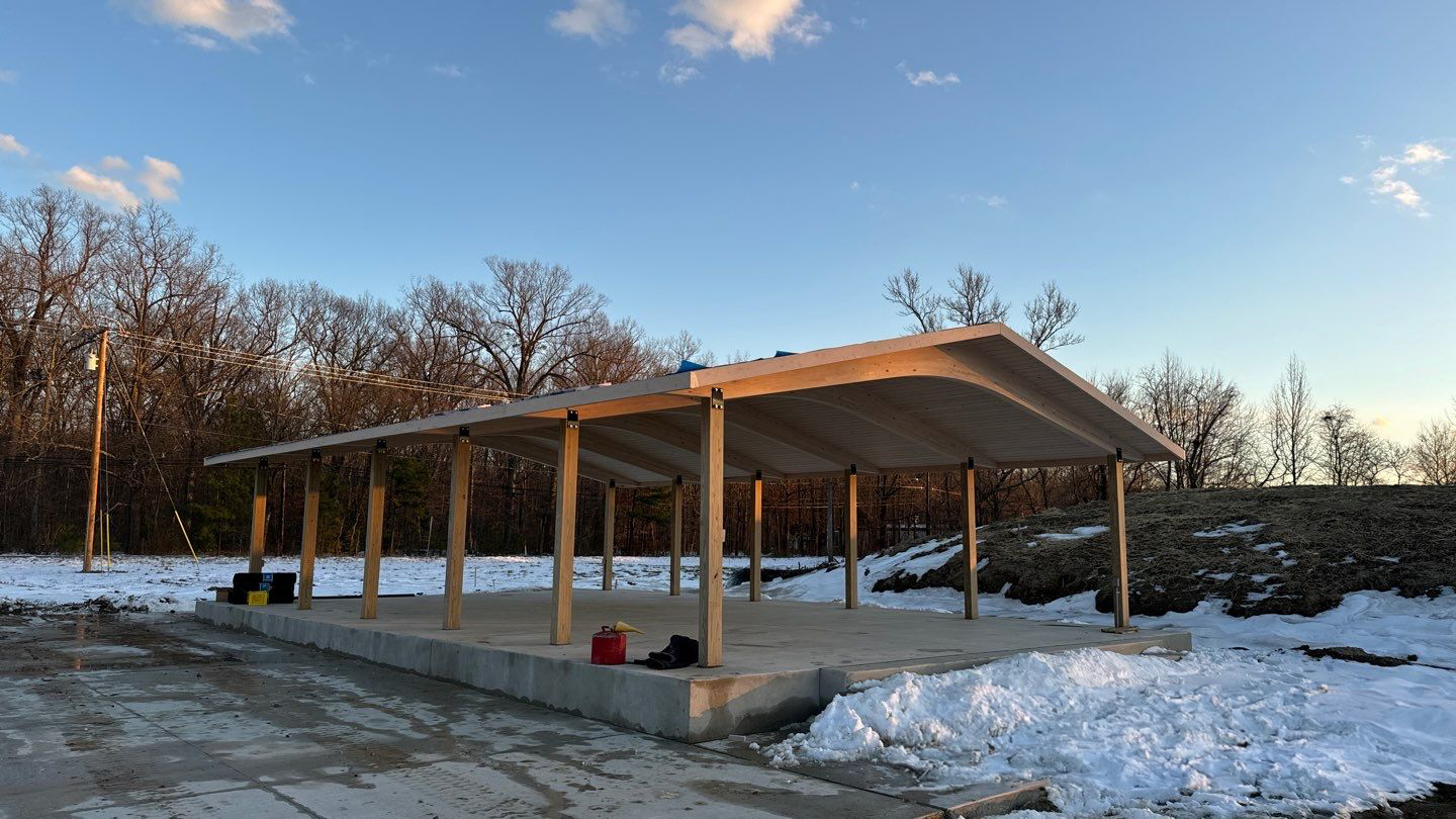 Deal Park Install Pavilions