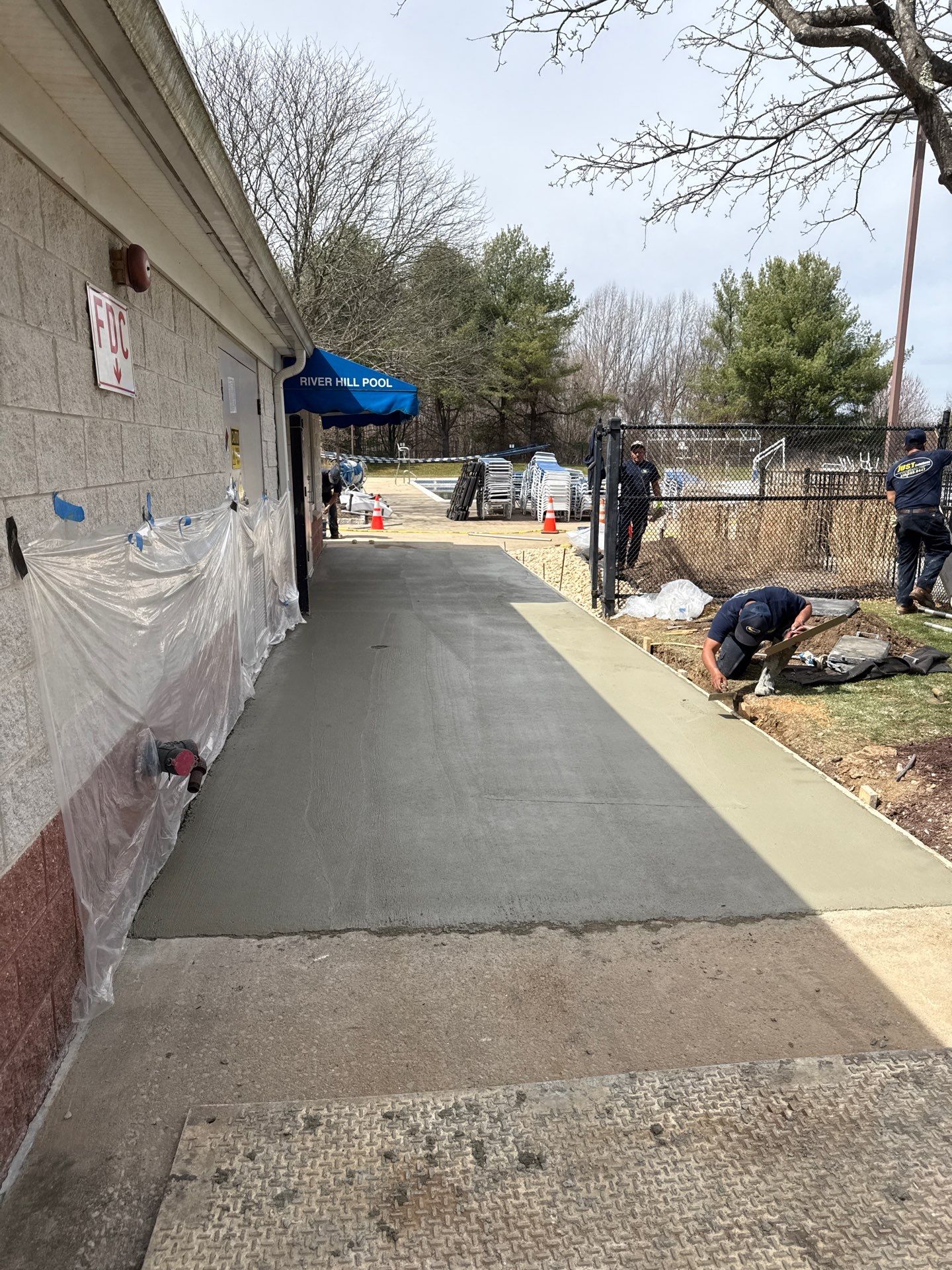 River Hill Pool Drainage